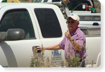 John Legarza on a TEREX dozer